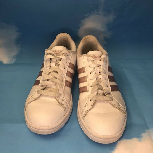 ADIDAS Cloudfoam Advantage White Leather - Picture 2 of 8